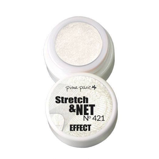 Gel pailleté pour Nail Art  - Stretch & Net Effect N°421